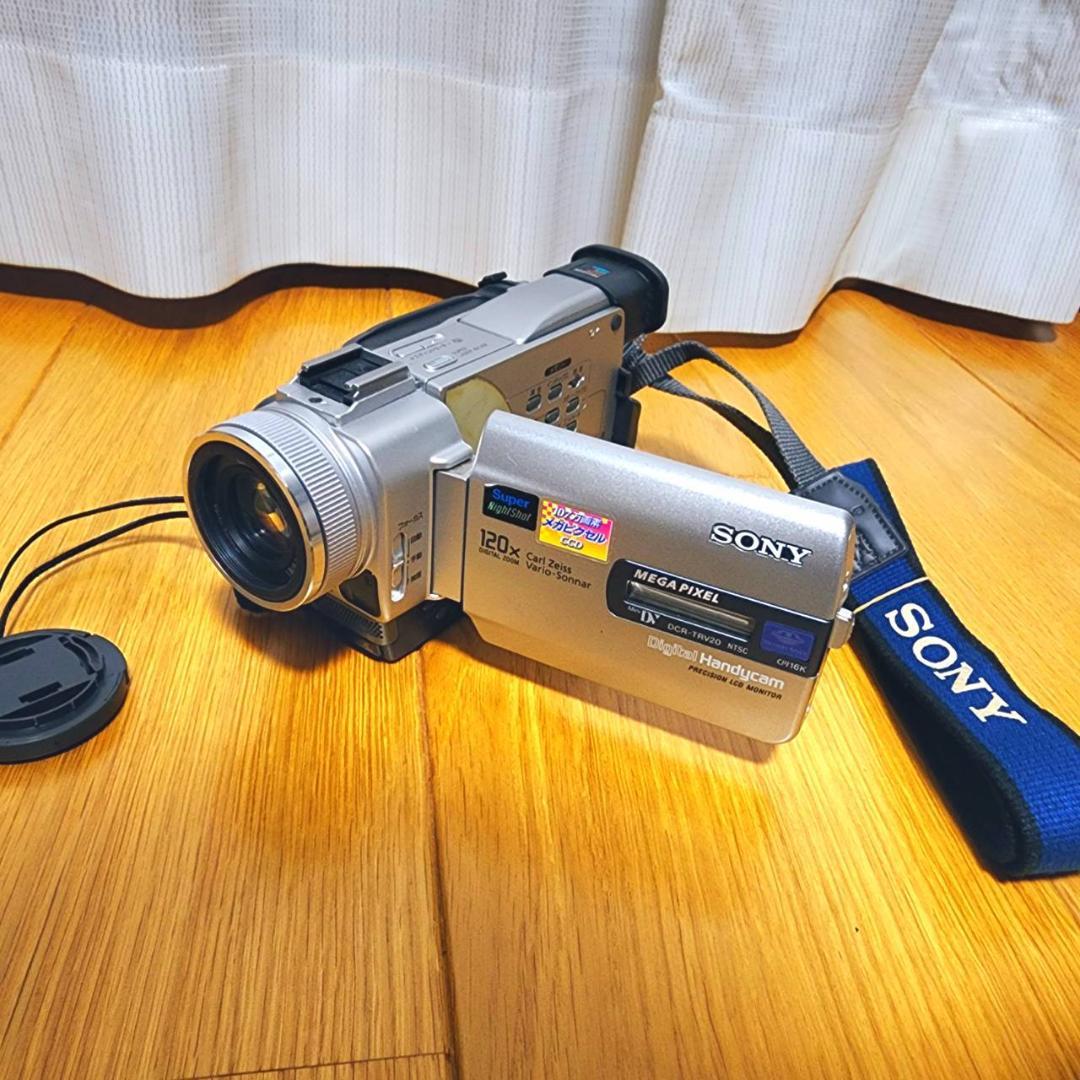 【動作確認済】高画質 SONY MiniDV ビデオカメラ DCR-TRV20
