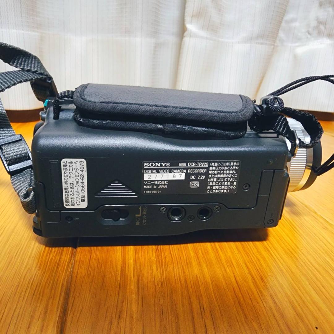 【動作確認済】高画質 SONY MiniDV ビデオカメラ DCR-TRV20