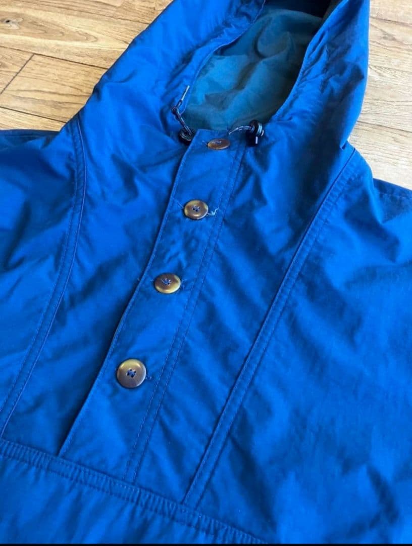 90s コロンビア アノラックパーカー　コットンウッド　　ネイビーL