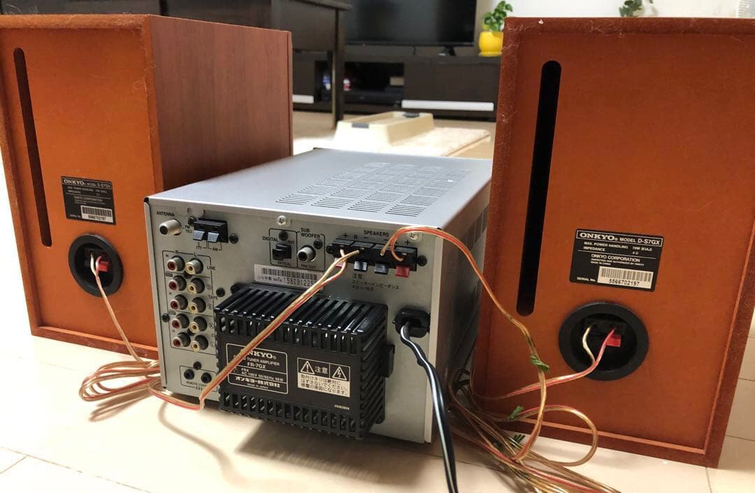 ONKYO FR -7GX CD/MDコンポ 高出力オーディオ