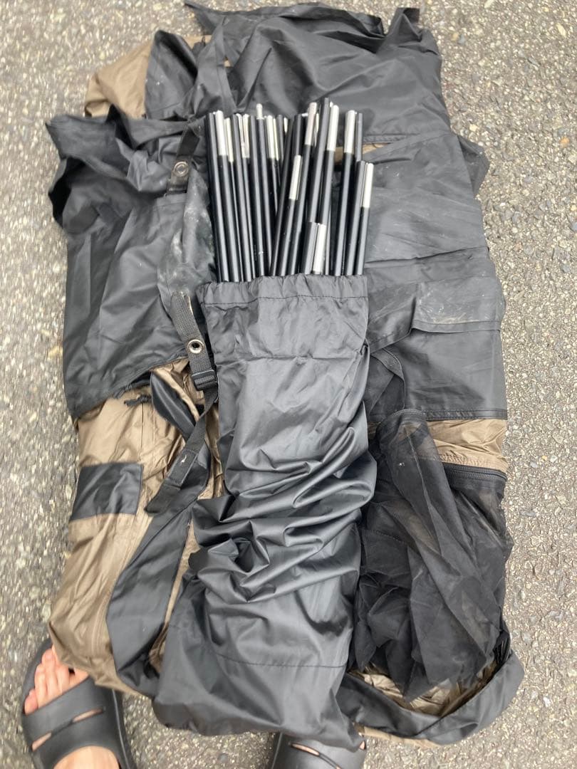 ジッパーTPUウレタン窓付き！ゴーストシェルター　ドームテント　コベア