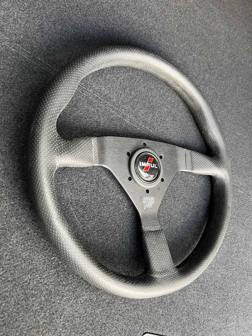 当時物 星野 インパル IMPUL MOMO モモ 913 ステアリングホーン付