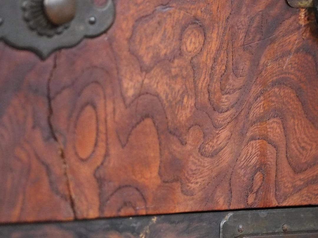 小箪笥 欅 黒柿 小引き出し 小物入れ 骨董 古民家 古家具 民藝