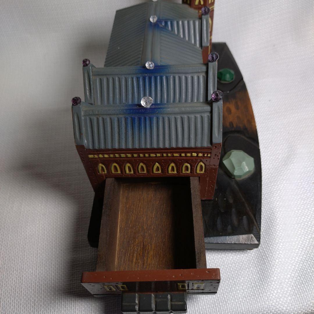 慶應義塾大学校舎モチーフ 卒業記念 オルゴール音確認品 年代物 木製 昭和レトロ