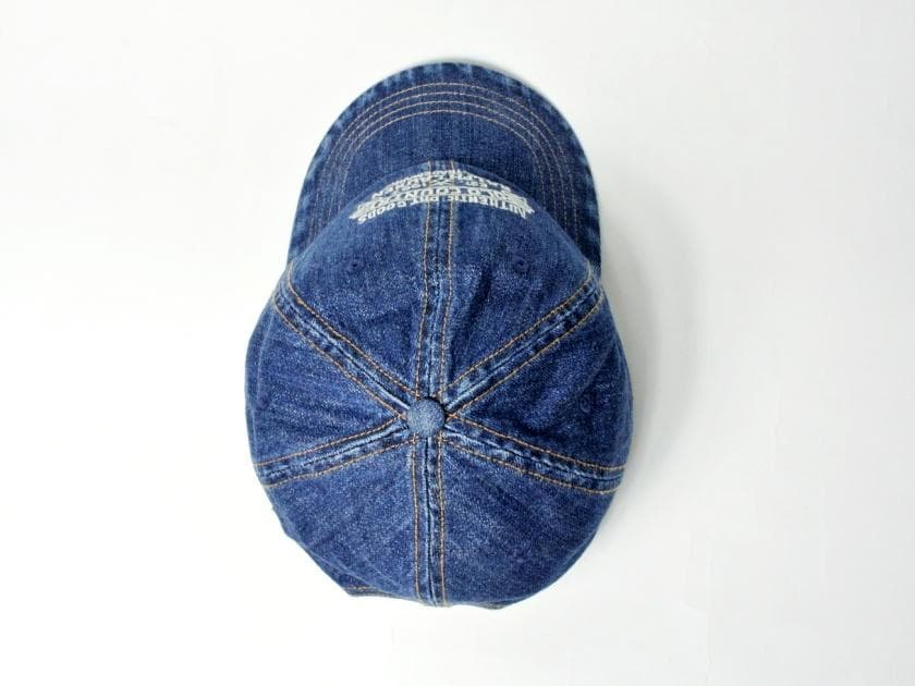 新品【ポロ カントリー】90年代復刻・刺繍デニムベースボールキャップ・本藍染め