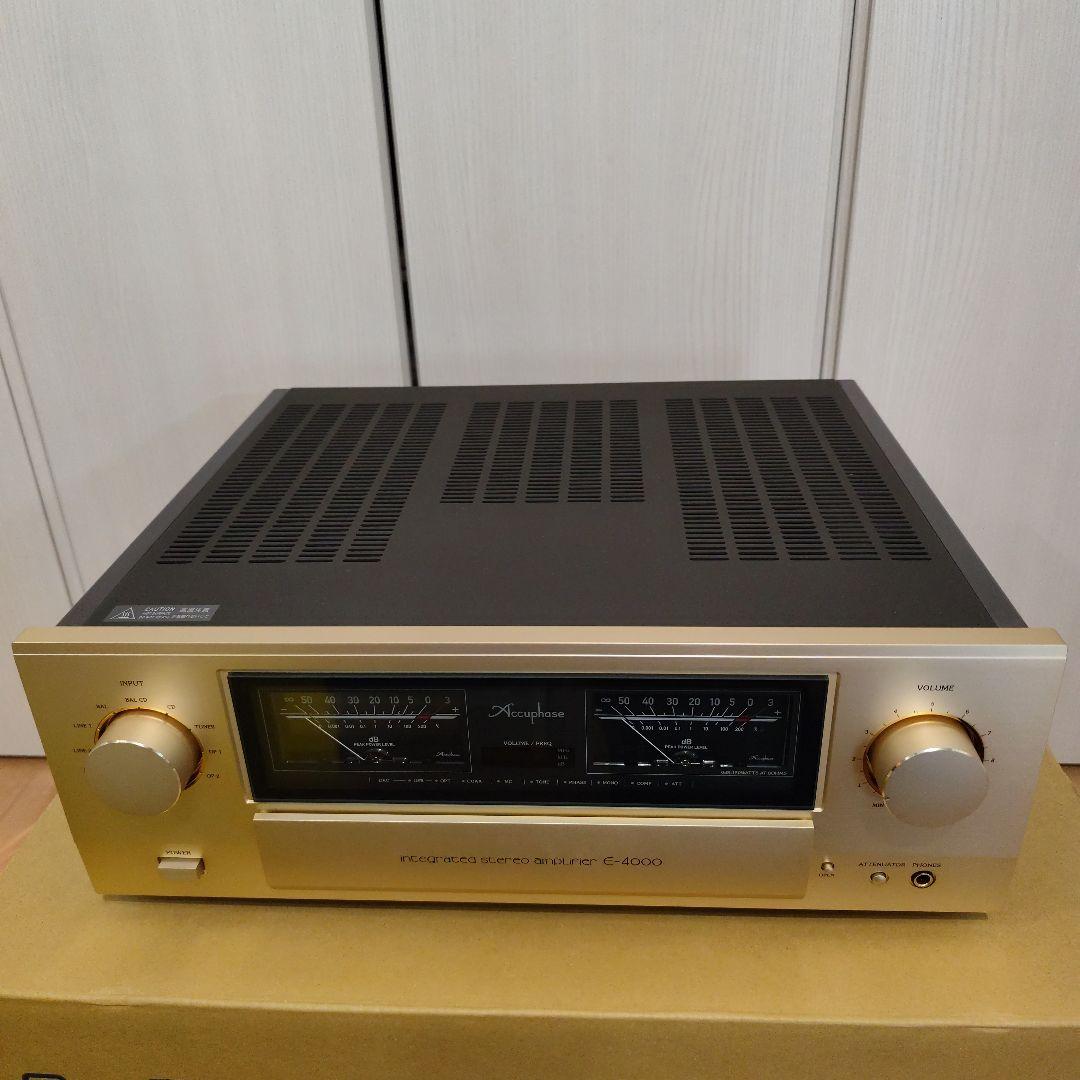 極美品 Accuphase E-4000 プリメインアンプ 元箱発送