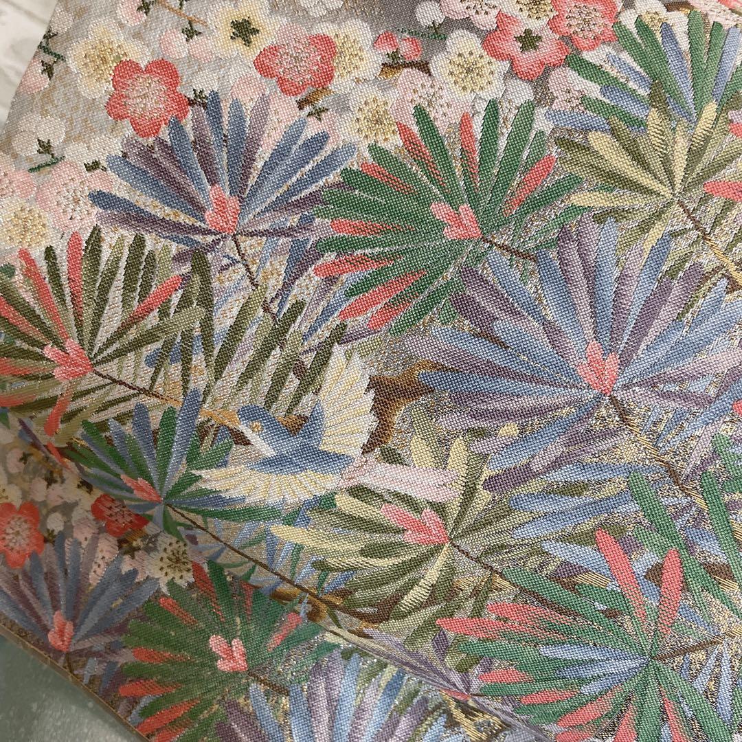 訪問着　フルセット　叩き染　爽やかなお色味　着物　L3