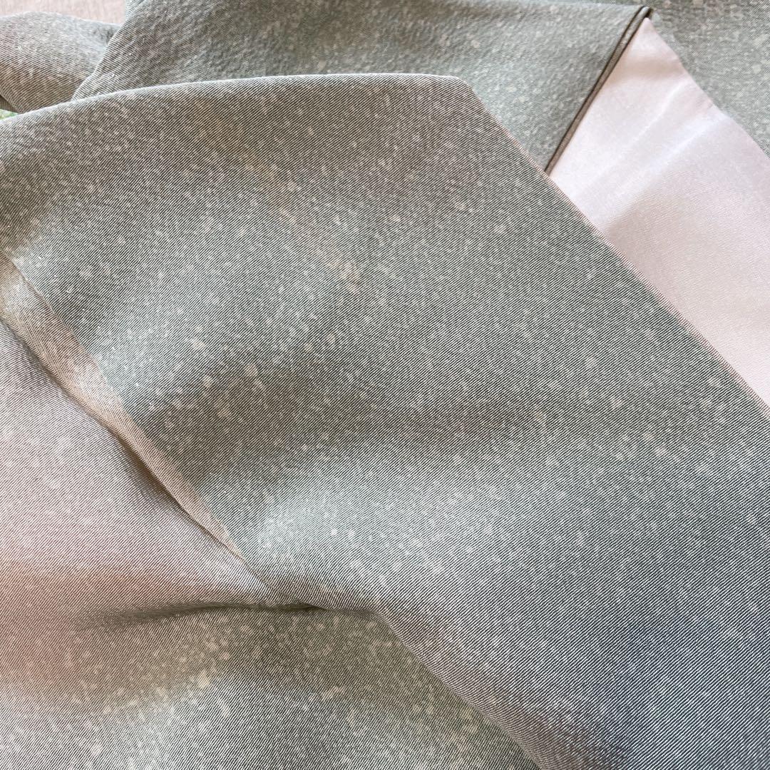 訪問着　フルセット　叩き染　爽やかなお色味　着物　L3