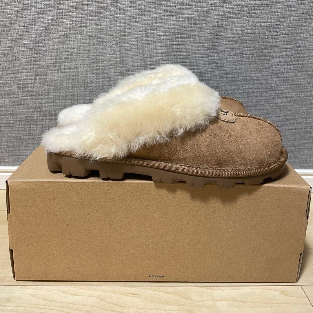 UGG コケット　ムートンスリッポン　ムートンブーツ　チェスナット