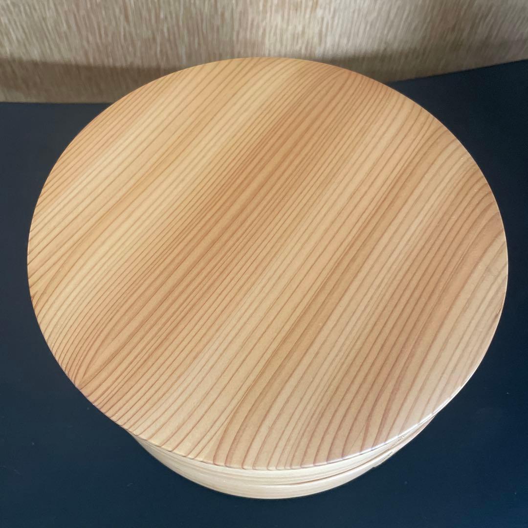 栗久 秋田杉 大館曲げわっぱ 二段重