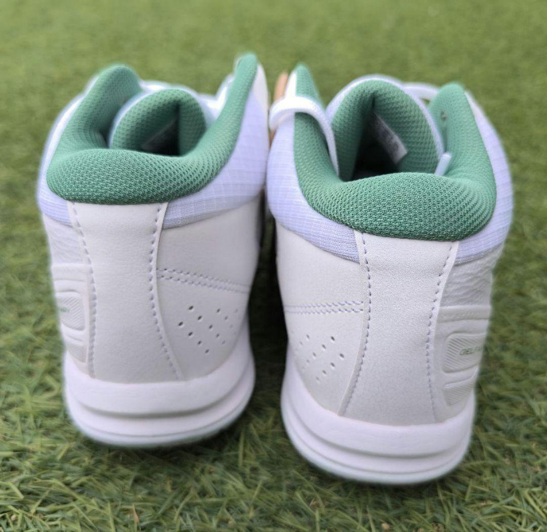 asics バスケットボールシューズ ホワイト/グリーン22.5cm