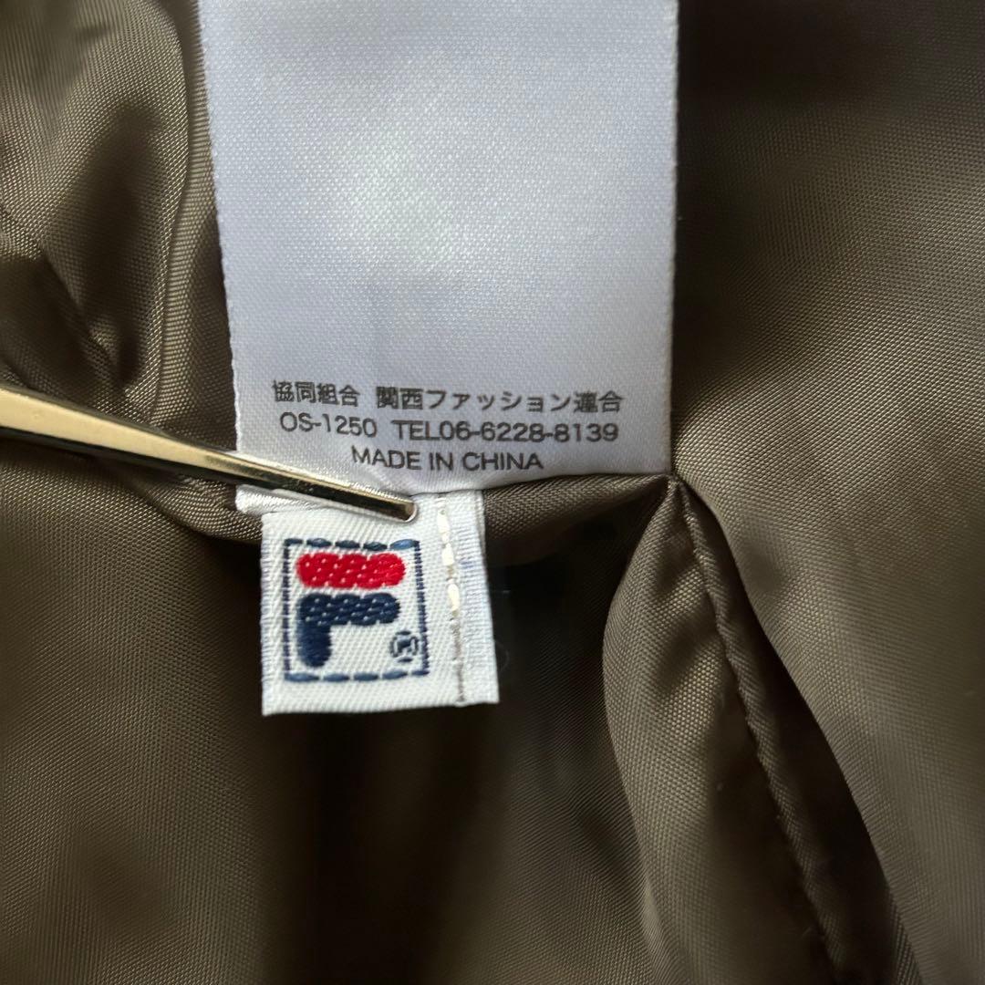 未使用級 FILA GOLF ダウンコート Aライン フード スタンドカラー