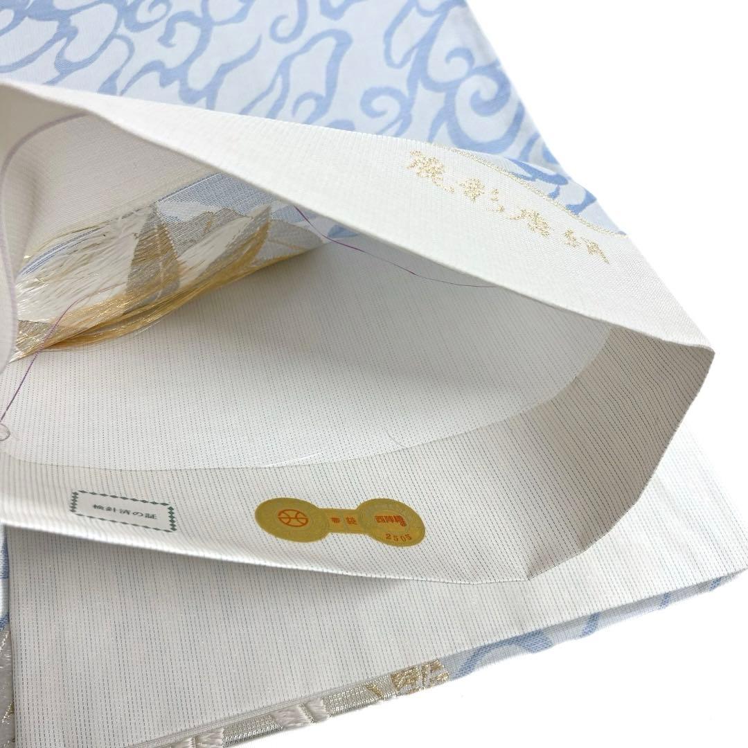 未着用　未仕立て　松竹梅　花紋　流水　金糸　着物　112a d