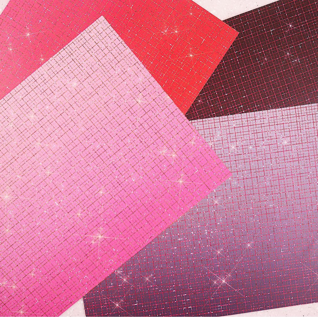 ザクザクまばゆい♡ラメデザペset 80枚 A4 デザインペーパー　おすそ分け