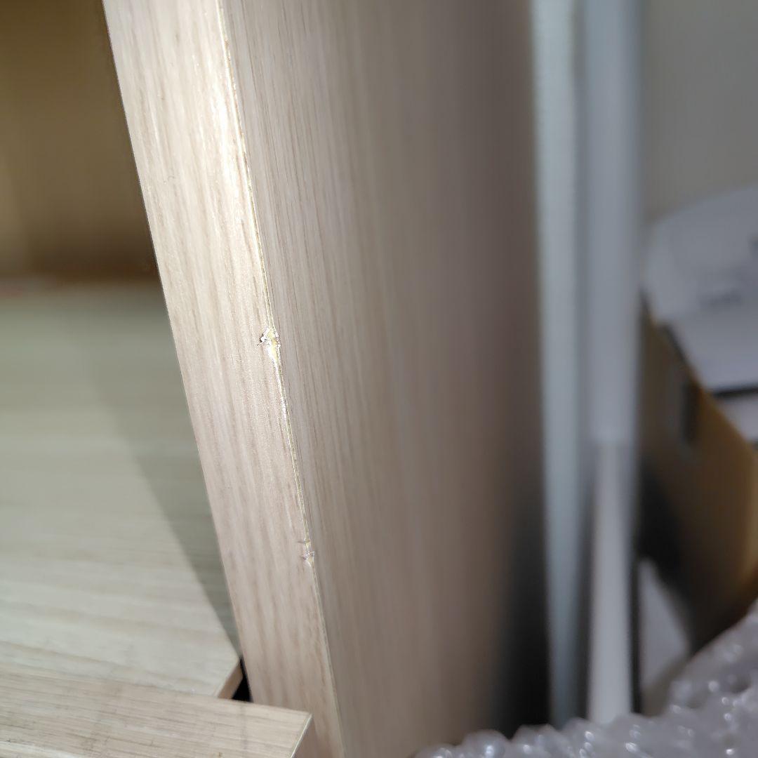 【パモウナ】木製パソコンデスクラックナチュラル（セット商品）