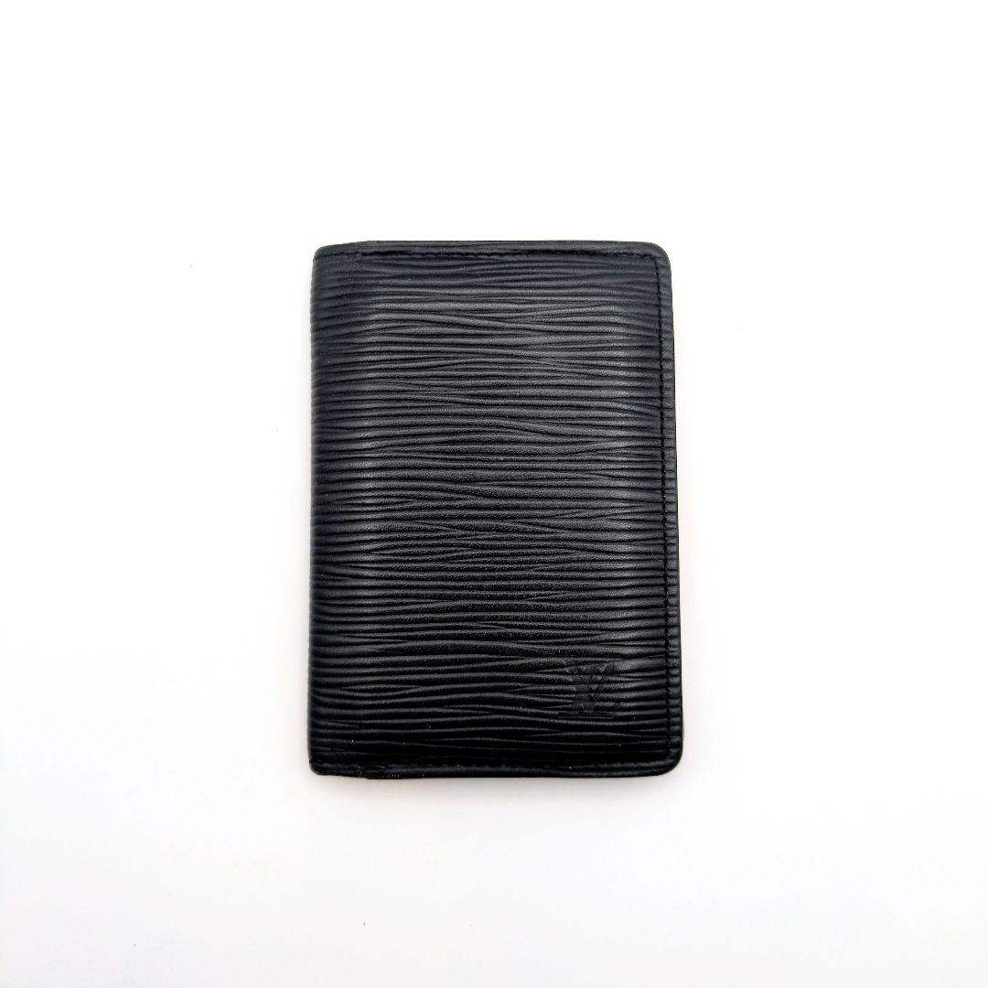 新型 極美品✨ルイヴィトン 名刺入れ エピ オーガナイザー ドゥ ポッシュ 黒
