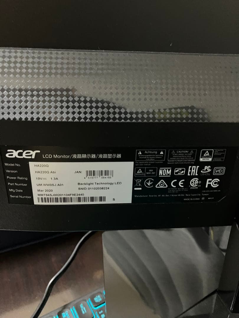 PCセット　acer　XC-830-N14F/F Celeron J4005