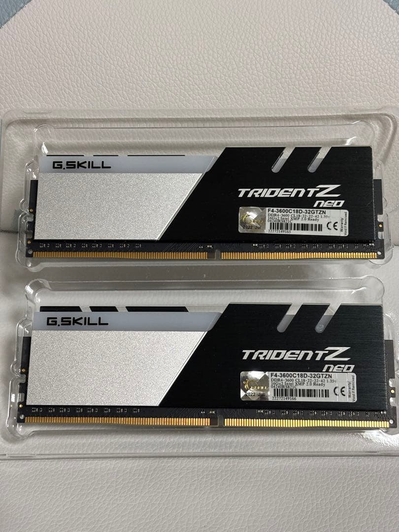 G.SKILL TRIDENT DDR4 メモリ 32GB3600hz CL18