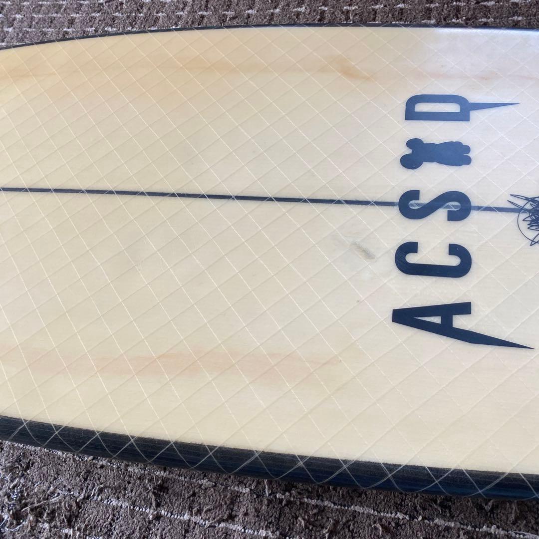 ACSD ショートボード クリーム色