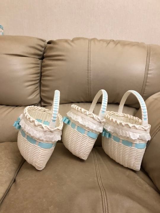 みんみ様　オーダーカゴ完成品