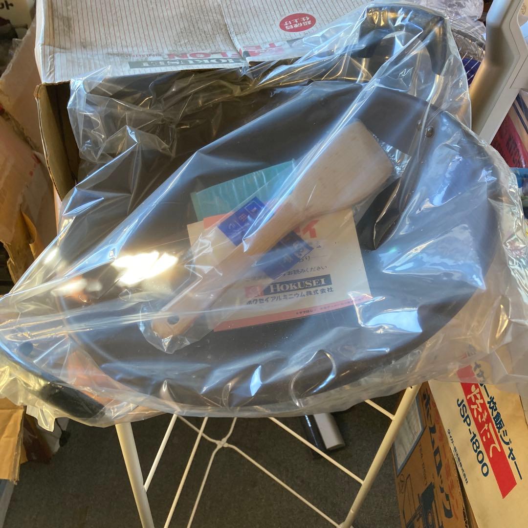 HOKUSEI テフロン鍋 33cm 木製スプーン付き