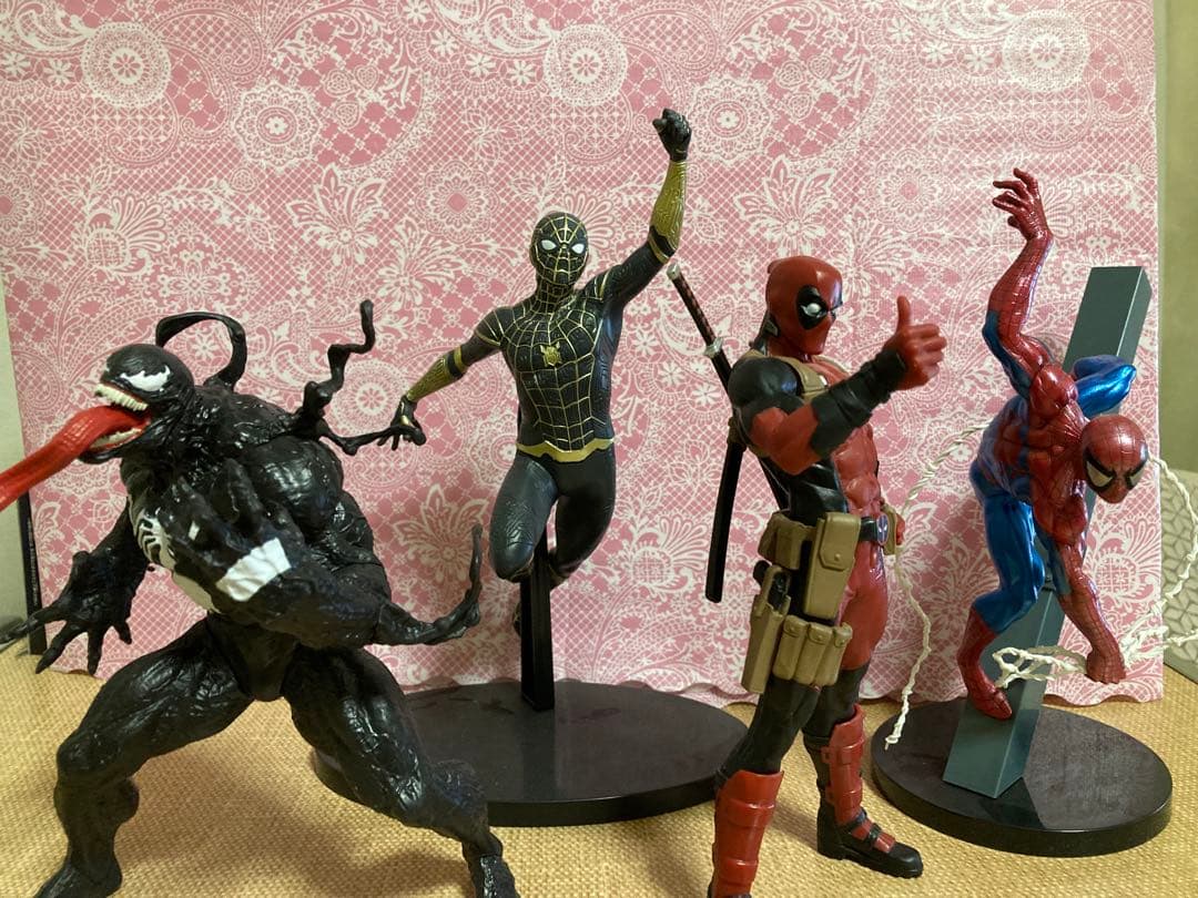 アメコミキャラクター フィギュアセット 7体