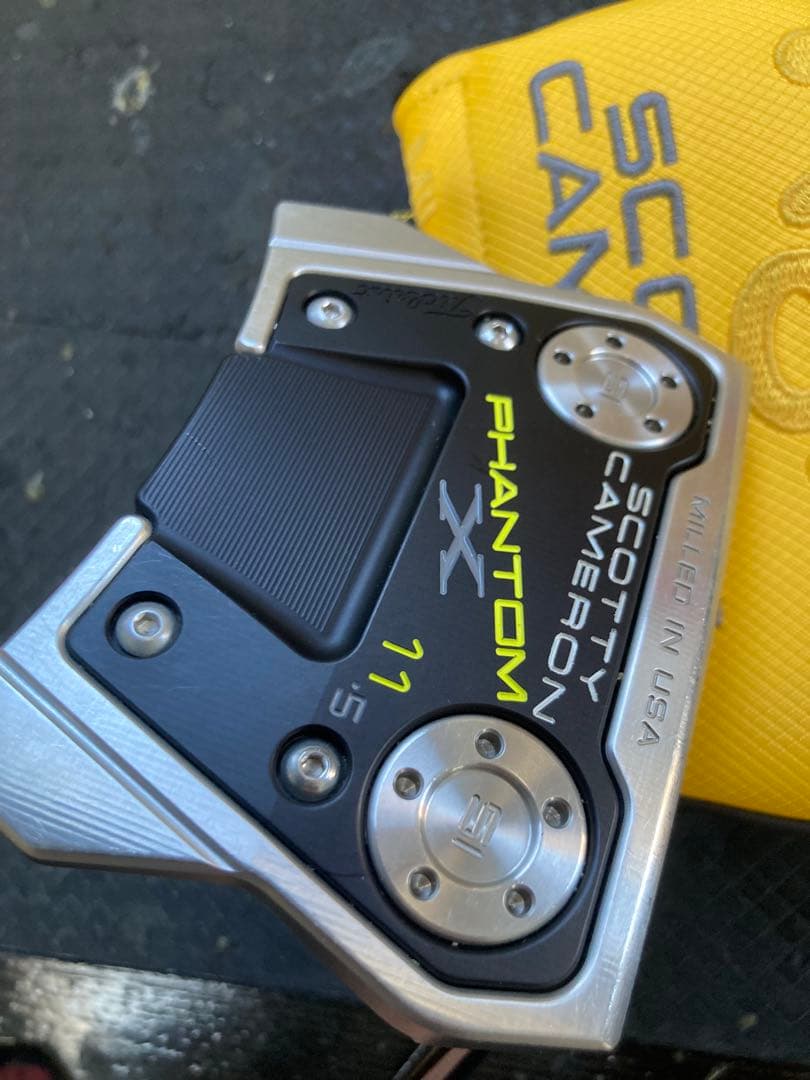 ★中古美品★スコッティキャメロンファントム34X11.5(2021)カバー付き