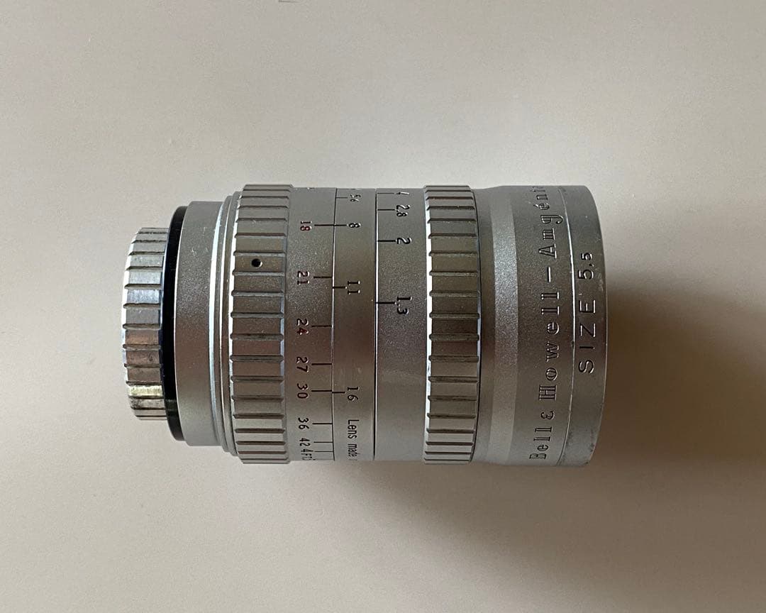 【ジャンク】P.Anegnieux 15mm f1.3 Cマウント