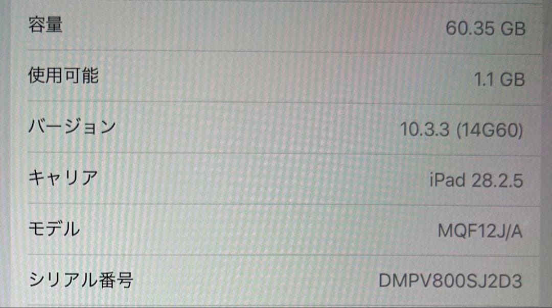 iPad Pro 10.5インチ（第1世代） 64GB／ゴールド