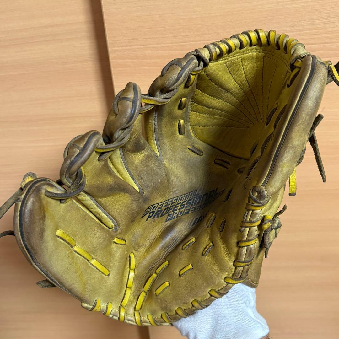 MIZUNO ミズノ プロフェッショナル 軟式用 左投げ 野球 投手向け