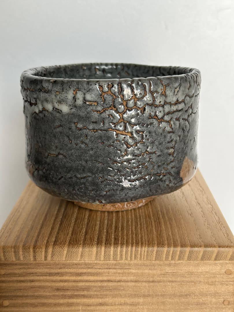 絵唐津茶盌　(中里重利)