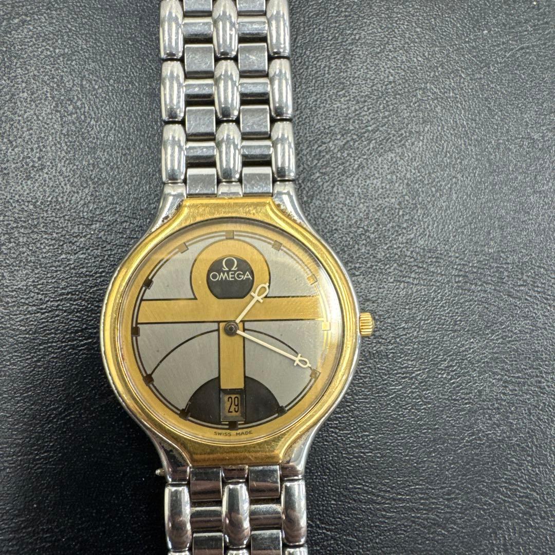 OMEGA アナログ時計 シルバー/ゴールド