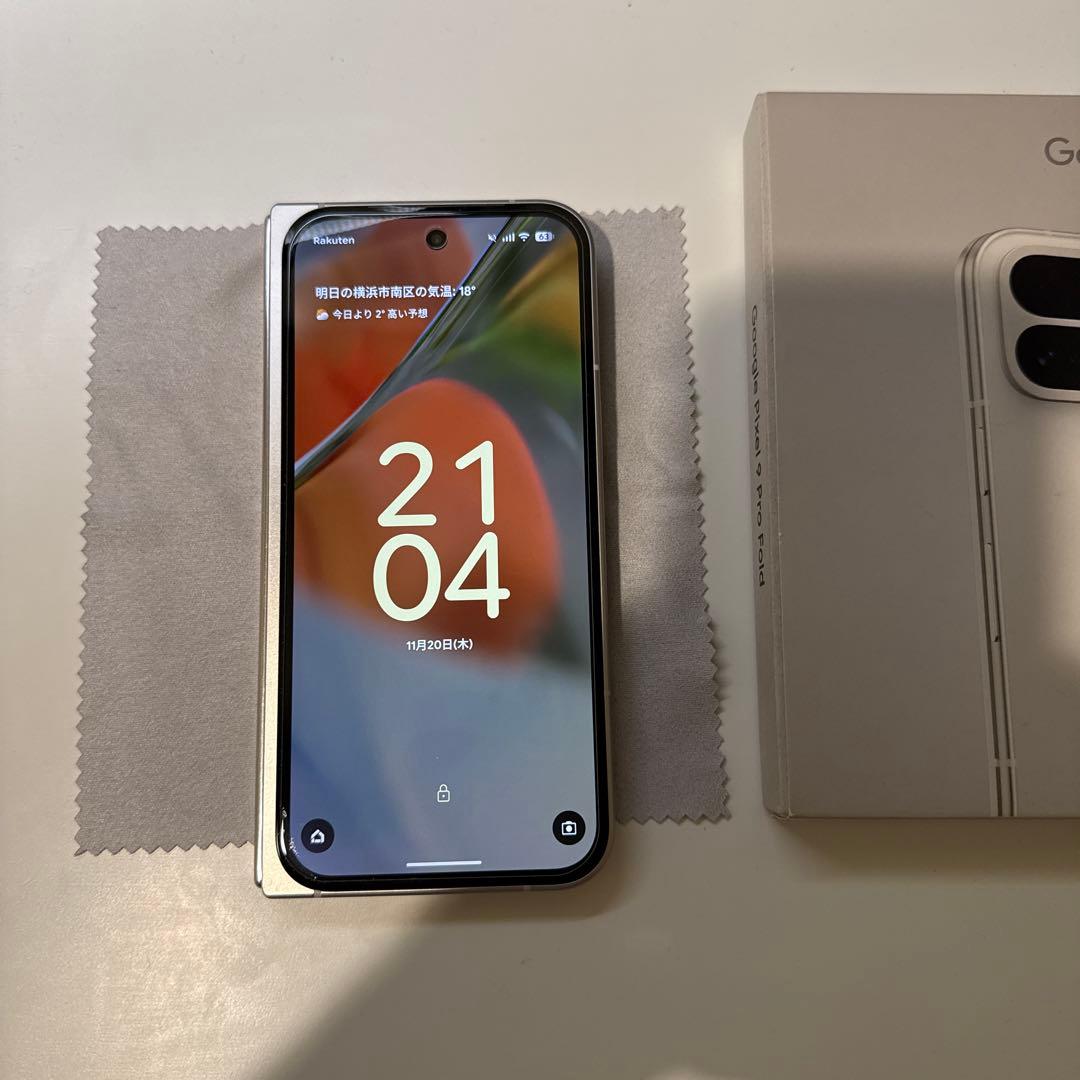 スマートフォン本体 Pixel 9pro fold 256GB Porcelain