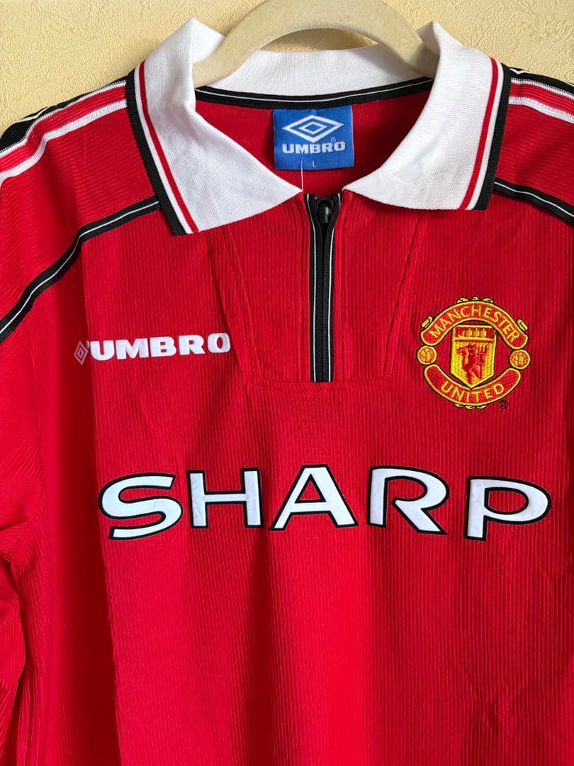 Manchester United Umbro ジャージ レッド 長袖 1999