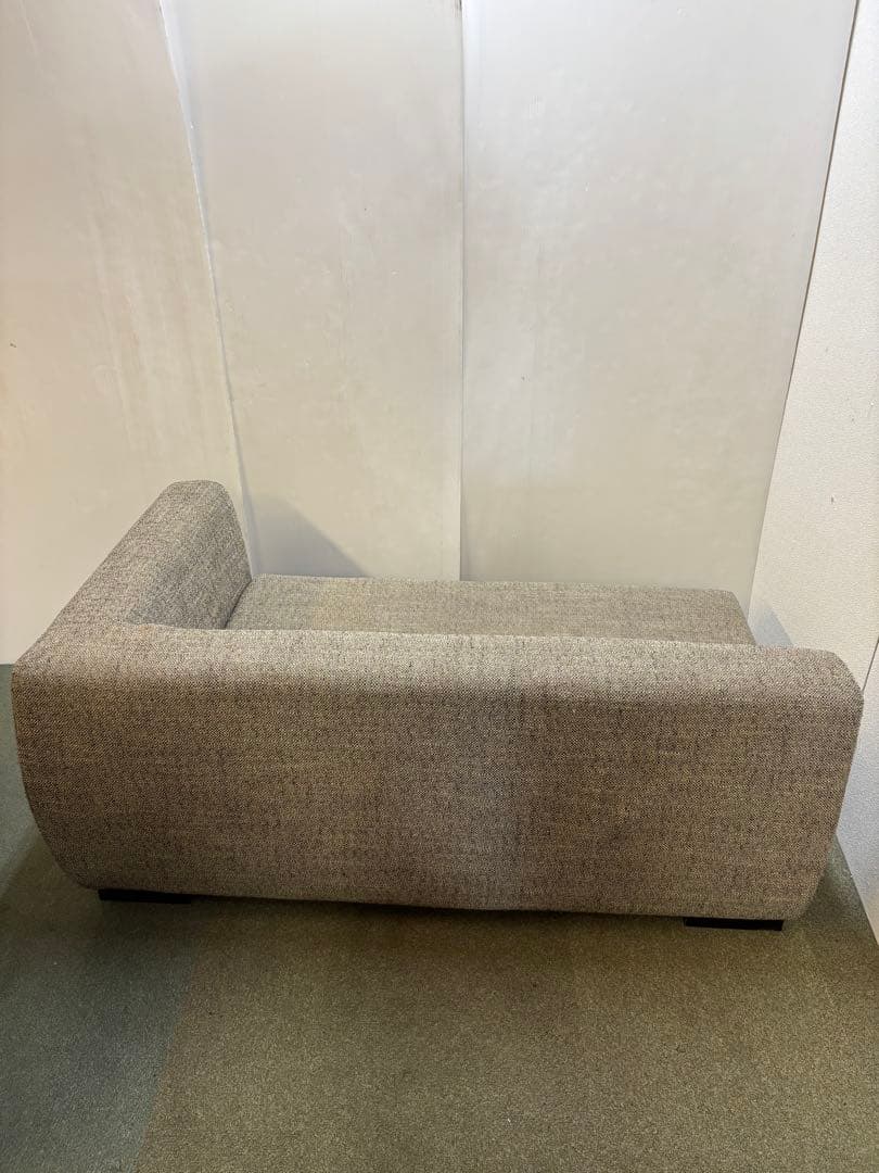 カバーリング式　ファブリック2Pソファ　クッション2個付き