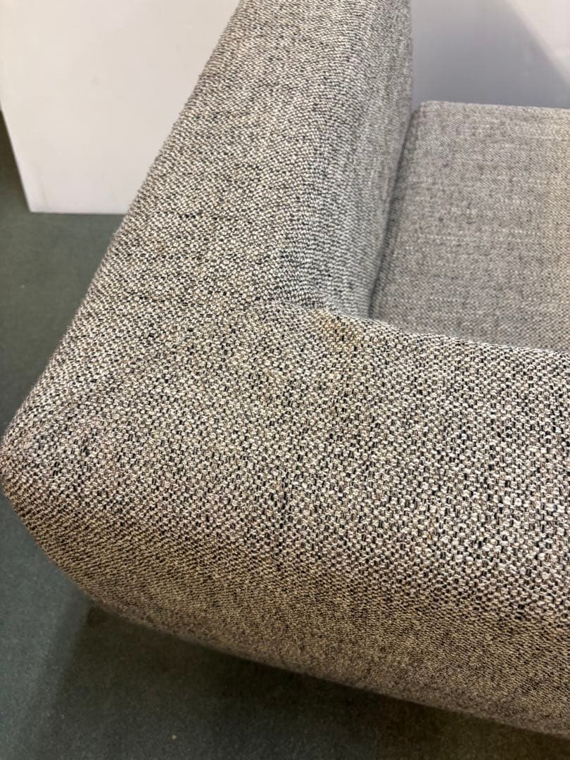 カバーリング式　ファブリック2Pソファ　クッション2個付き