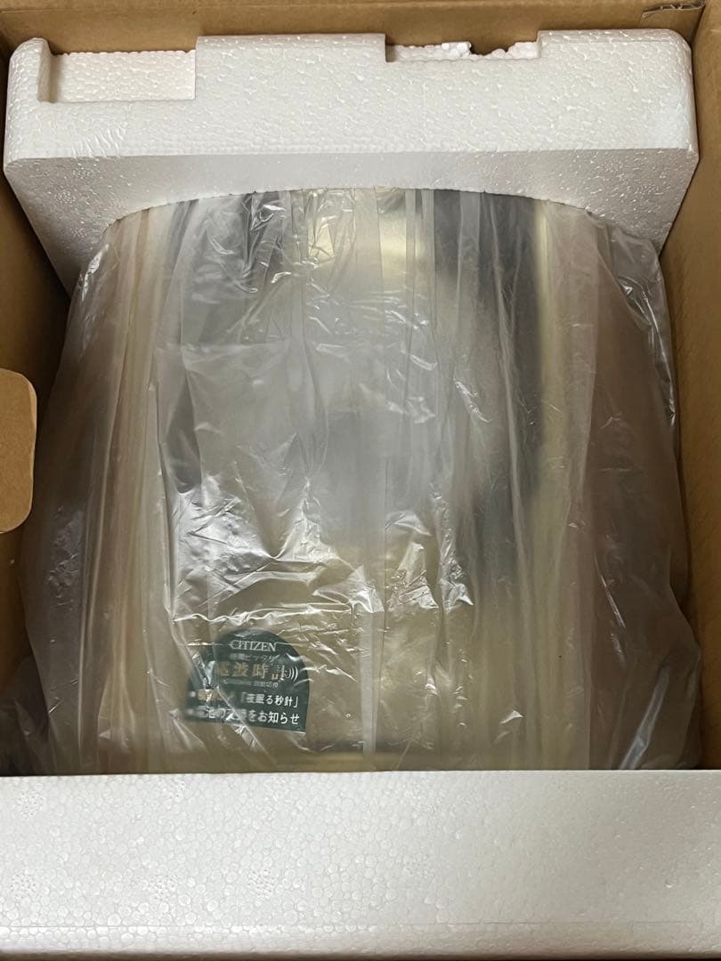 新品　CITIZEN 置き時計 電波時計　パルドリーム 4RY659-018