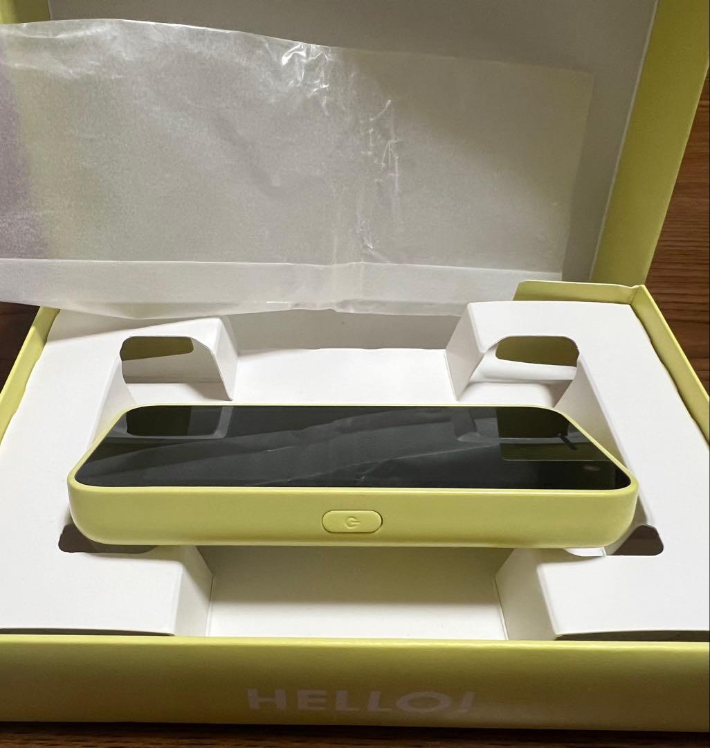 ドコモ　キッズケータイ　イエロー