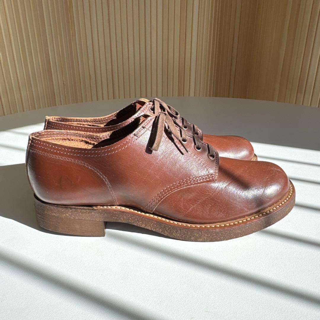 【コンチ】デッドストック　50s 60s ヴィンテージ　レザーシューズ
