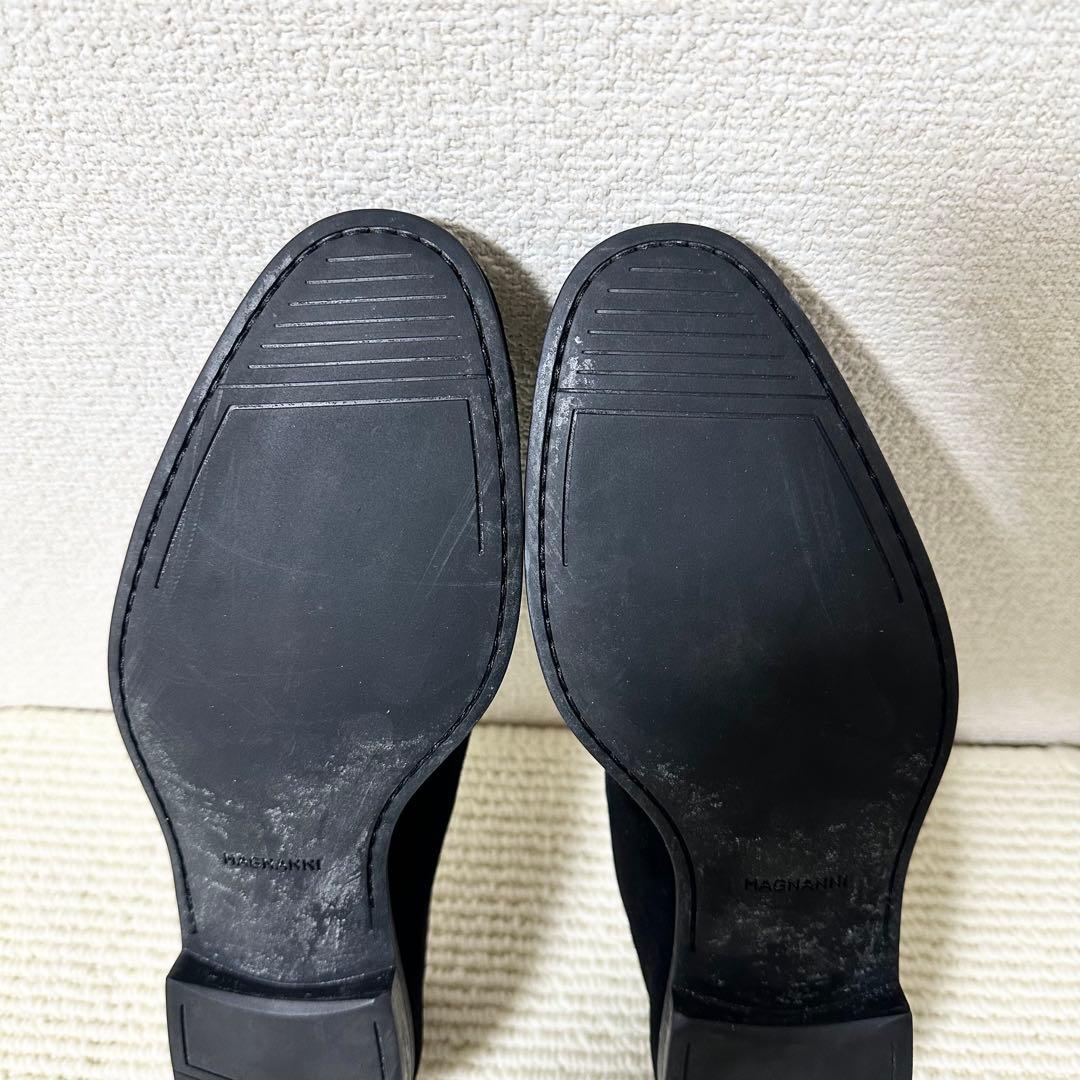 MAGNANNI マグナーニ スリッポン ブラック スエード レザー ローファー