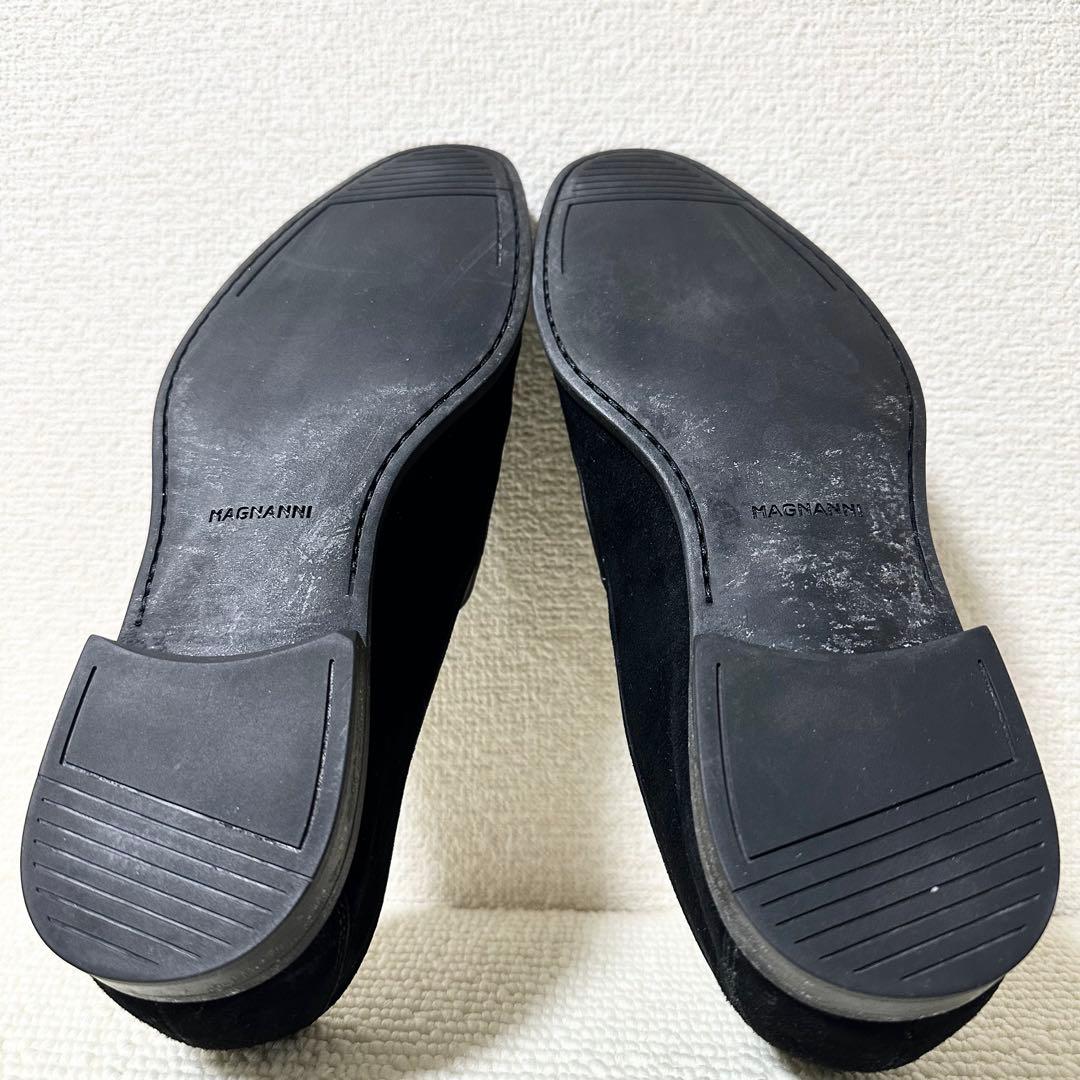 MAGNANNI マグナーニ スリッポン ブラック スエード レザー ローファー