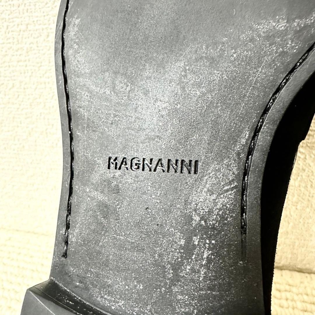MAGNANNI マグナーニ スリッポン ブラック スエード レザー ローファー