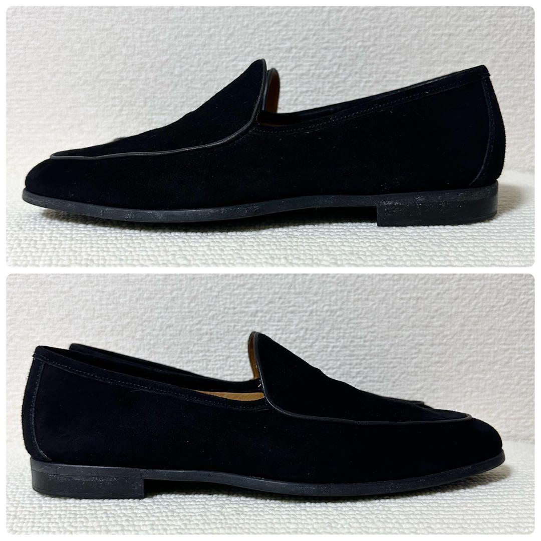 MAGNANNI マグナーニ スリッポン ブラック スエード レザー ローファー