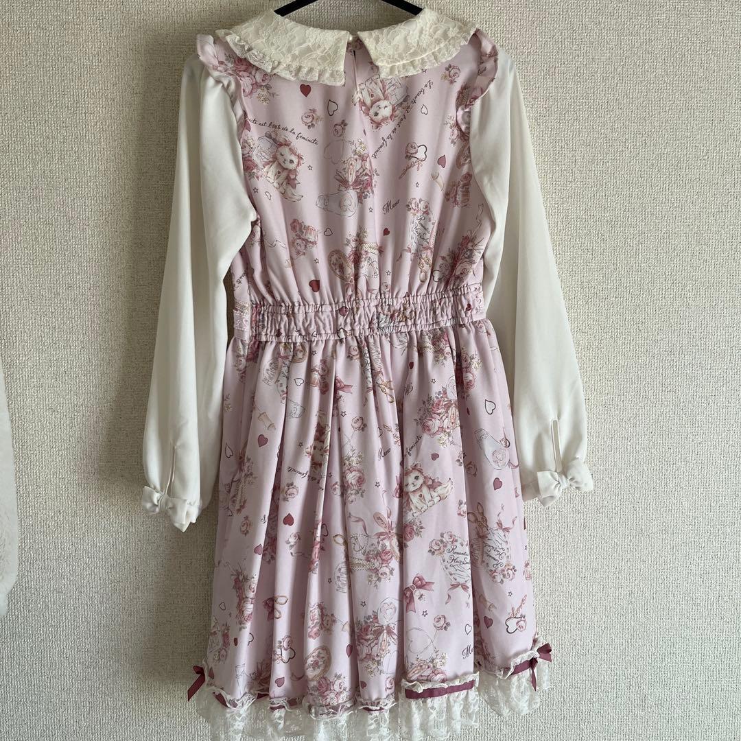 猫柄ワンピース