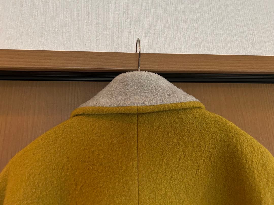 パラスパレス トオカ ウールコート ボア襟付き サイズ0