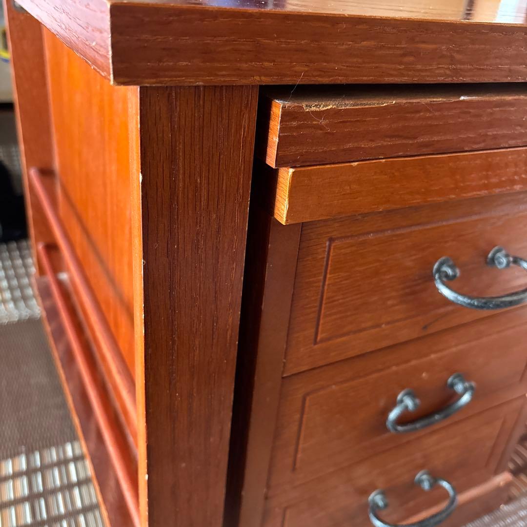 バ*ラ様 昭和レトロ家具　折りたたみ文机　ヴィンテージ家具　アンティーク　座机