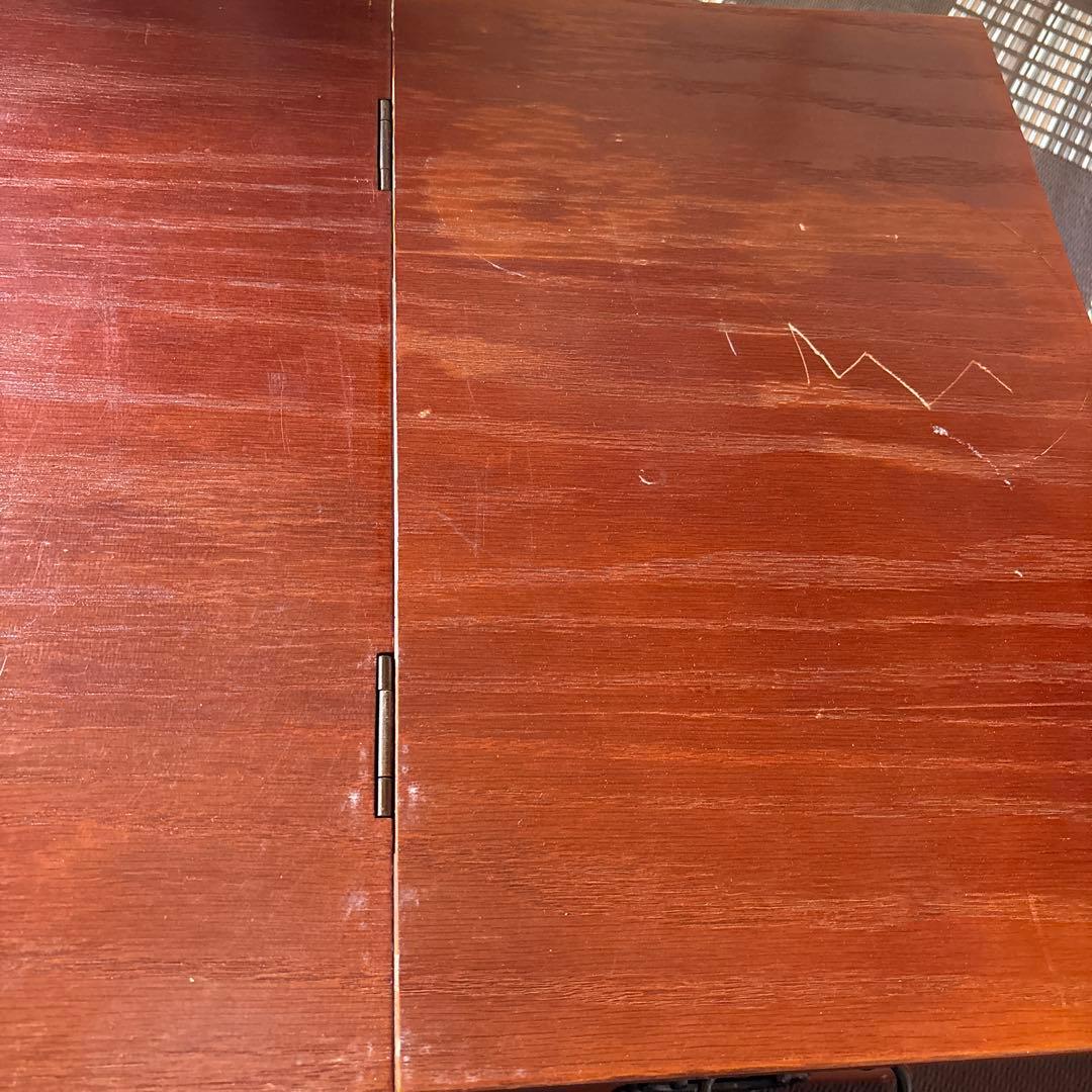 バ*ラ様 昭和レトロ家具　折りたたみ文机　ヴィンテージ家具　アンティーク　座机