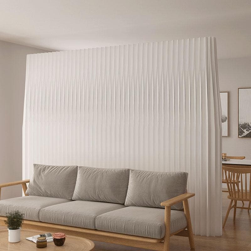 パーテーション間仕切り高さ2ｍ長さ3-4ｍ組立不要目隠し区切り折りたたみ軽量