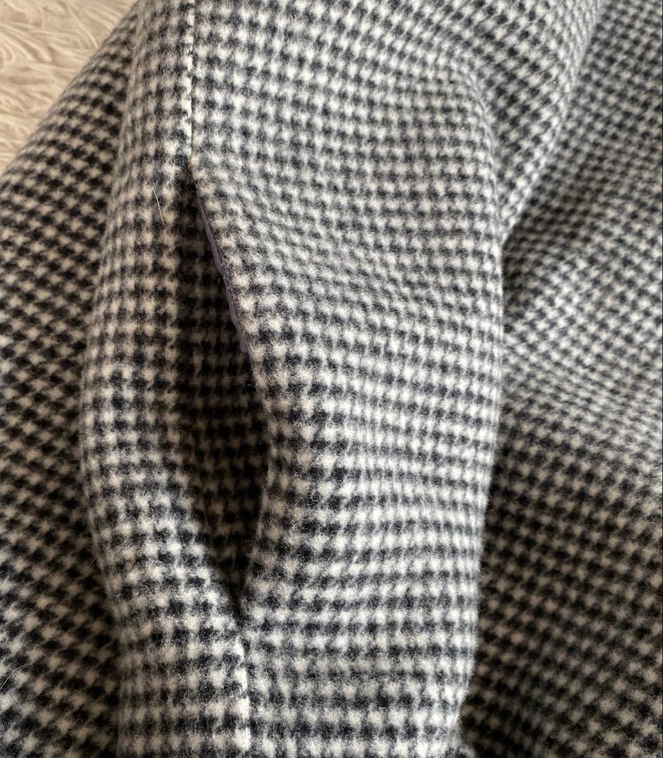 こうぴSOEJU ソージュ ウールリバーミディコート　千鳥