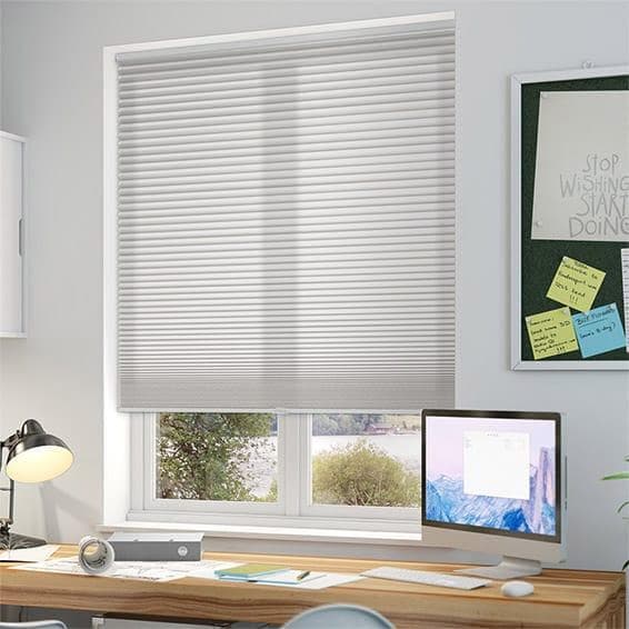 【最終値下げ】未使用　ハニカムシェード　グレー 　161×50